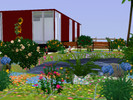 Sims 3 — Cassidy House by mojo — 1 Bedroom modern, unfurnished with plenty of greenery, 41.000