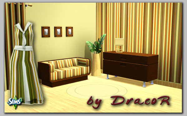 Sims 3 — Lines - Down by DracoR — This pattern will be fantastic in your house!