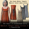 Sims 3 — New Mesh EF Empire Waist Mini Dress by Simaddict99 — T-shirt style, empire waist mini dress with back tie for