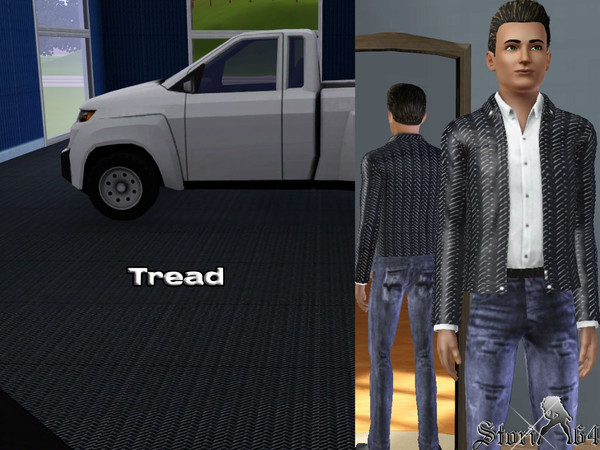 Sims 3 — Tread by stori_64 — By the time I finished with this I thought how much of a tire it resembled. Then I thought,