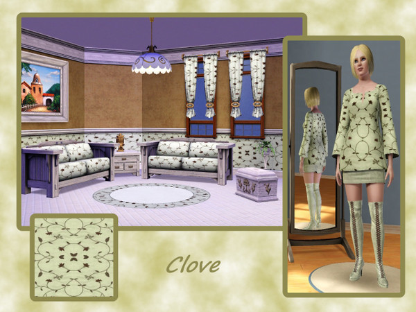 Sims 3 — clove by mensure — carnation flower