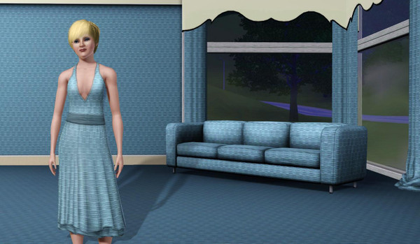 Sims 3 — Textured Upholstery Fabric by Tabeetha — This is a one-color textured fabric which is good to use on furniture