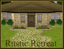 Sims 3 — Rustic Retreat. by clearASyogurt — A fantastic, sprawling and spacious ONE storey home. This home is for the sim