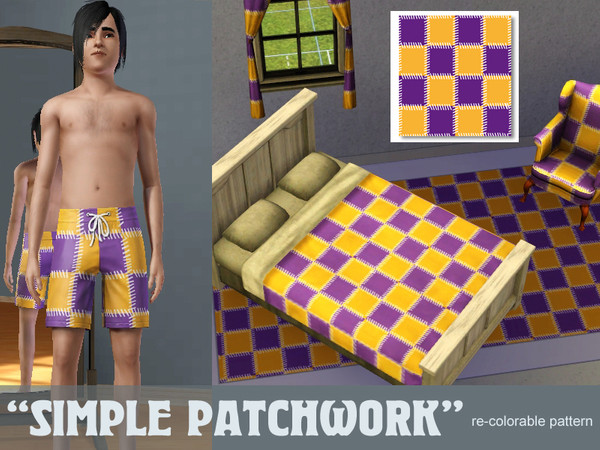 Sims 3 — Simply patchwork by Hanna_Darzy — simply patchwork