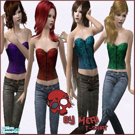 Sims 2 — Gothic T-Shirts  by merisims — Simaniac Horror