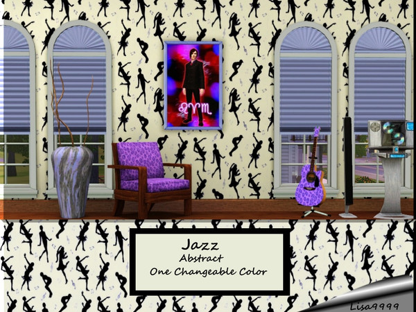 Sims 3 — Jazz by lisa9999 — Silouette dancers.One changeable colors.Lisa9999