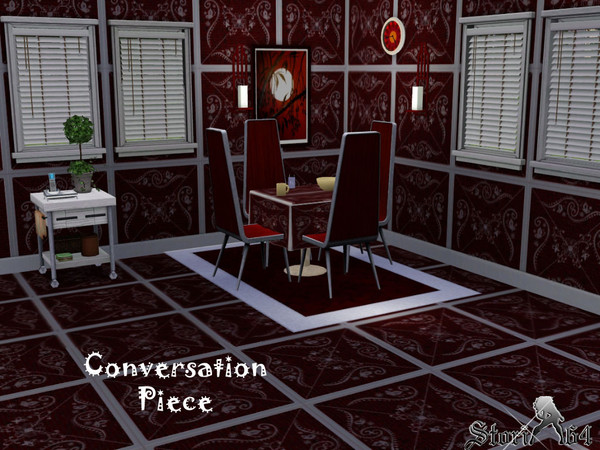 Sims 3 — Conversation Piece by stori_64 — Random Butterfly art 