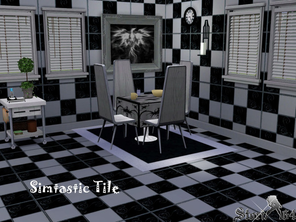 Sims 3 — Simtastic Tile by stori_64 — Miscellaneous Abstract letter of 'S' in tile form. Category will be under
