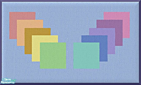 Sims 2 — Rainbow Set5-Jute Carpet by elainearora — For those who like it plain and simple there is this elegant set of