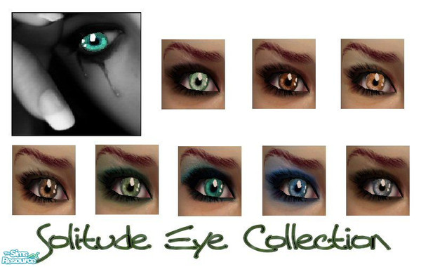 Sims 2 — Solitude Eye Collection by fortunecookie1 — Feeling a little anti-social? Your favorite sim can now wear their