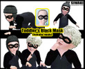 Sims 3 — cute Toddler's Black Mask (thief mask) by siwaki — cute Toddler's Black Mask like this !! form adult thief mask 