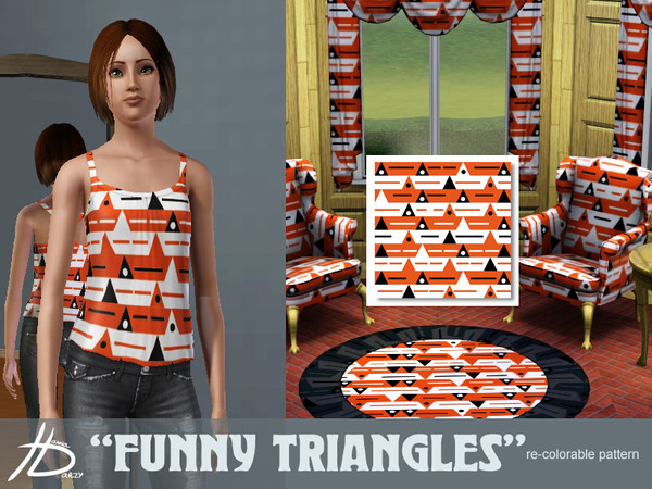 Sims 3 — Funny triangles by Hanna_Darzy — triangles