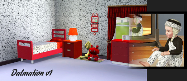 Sims 3 — Dalmation v1 by Greda — Kids Pattern