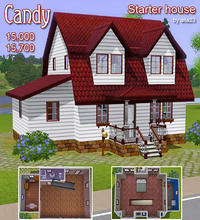 Sims 3 — Starter home - "Candy" by Semitone — Just one more starter home for your sims. ))
