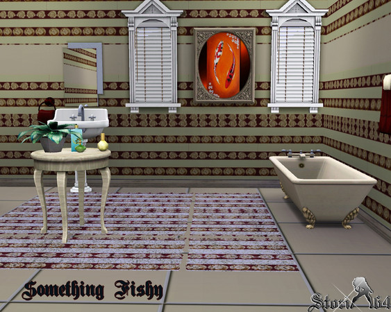 Sims 3 — Something Fishy by stori_64 —  A fun Pattern for your 'fishing' sims