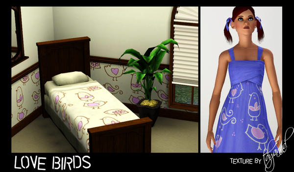 Sims 3 — Love Birds by tdyannd — Little love birds that are perfect for your little girls dresses!