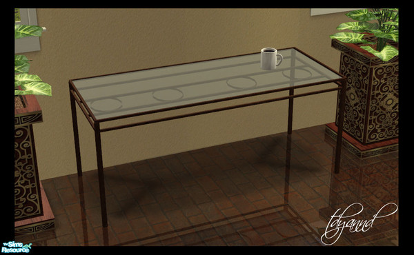 Sims 2 — Birdies - Granas RC - Dining Table by tdyannd — An elegant recolor of Ricci2882\'s Granas Dining Room. 