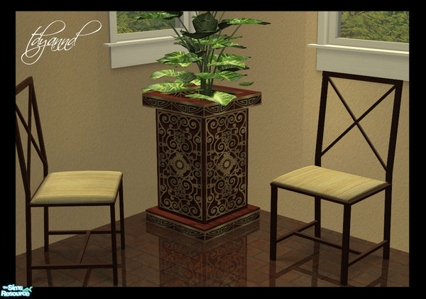 Sims 2 — Birdies - Granas RC - Dining Chair by tdyannd — An elegant recolor of Ricci2882\'s Granas Dining Room. 