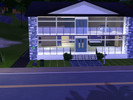 Sims 3 — Beachy Modern by mystik_miss — 2br 2bath 2 story beachfront home. Nice, quaint backyard with room for a garden,