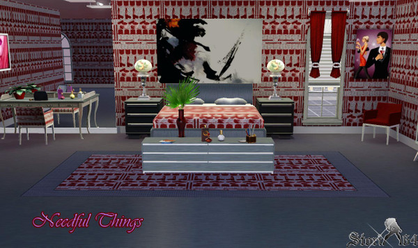 Sims 3 — Needful Things (Vanity series) by stori_64 — Vanity series pattern 1 of 6 'Needful Things' entails nail polish,