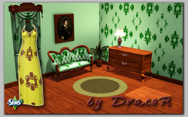 Sims 3 — Flower IV by DracoR — This pattern will be amazing in your home!