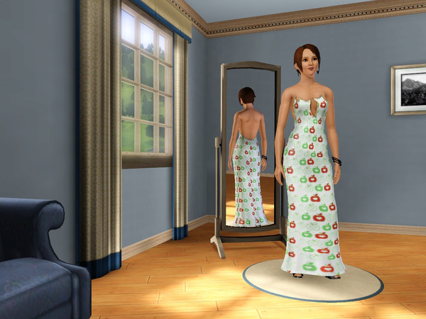 Sims 3 — apples pattern by anahirocio — apples pattern