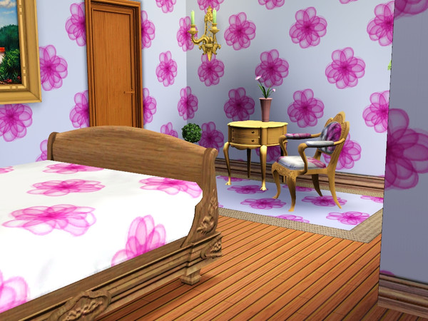 Sims 3 — flowers pattern by anahirocio — flowers pattern