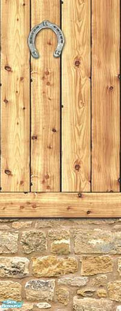 Sims 2 — Walls of vertical planks - Light-v07 by Semitone — Walls of vertical planks - Light-v07