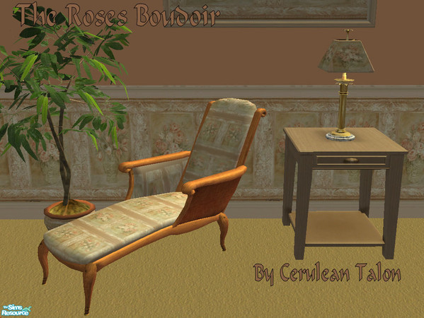 Sims 2 — The Roses Master Bedroom - Chaz Lounge by Cerulean Talon — Elegance and beauty combine to make a bedroom in