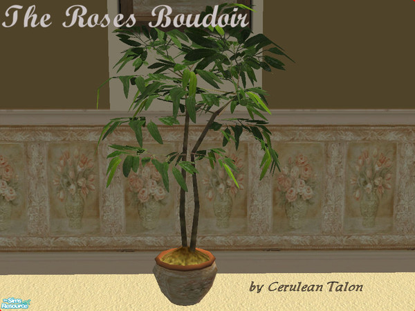 Sims 2 — The Roses Master Bedroom - Plant by Cerulean Talon — Elegance and beauty combine to make a bedroom in which Sims