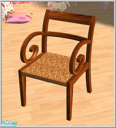 Sims 2 — chair-addition - B43 Elegant Chair Recol1 by Birgit43 — fits to the other chairs of princess set