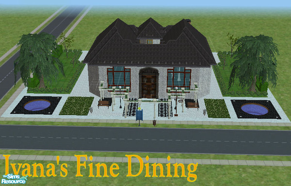 Sims 2 — Ivana's Fine Dining by Ivancica — Fine restaurant with excelent interior and great food menu.