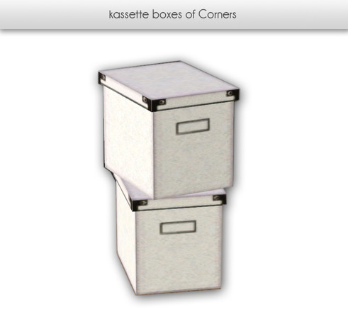 Sims 3 — Kassette Boxes by Newtlco — Corners by Newtlco @ thesimsresource.com