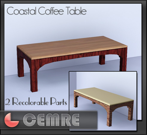 Sims 3 — Coastal Living Series Coffee Table by cemre — Coastal Living Series Coffee Table by Cemre for The Sims Resource