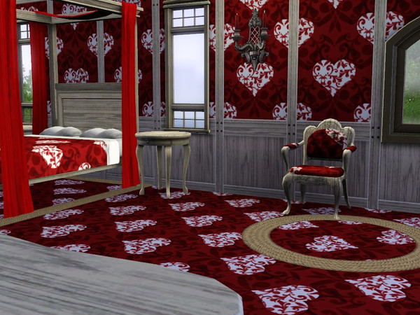 Sims 3 — hearts pattern big by anahirocio — hearts pattern big