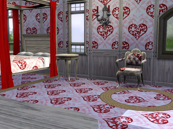Sims 3 — hearts pattern big by anahirocio — hearts pattern big