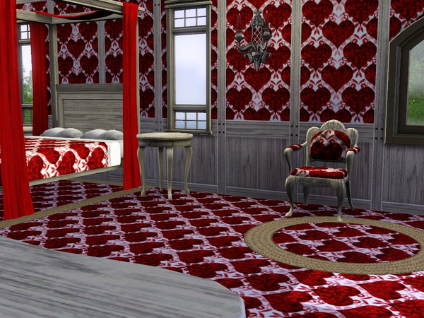 Sims 3 — hearts pattern medium by anahirocio — hearts pattern medium
