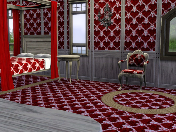 Sims 3 — hearts pattern small by anahirocio — hearts pattern small