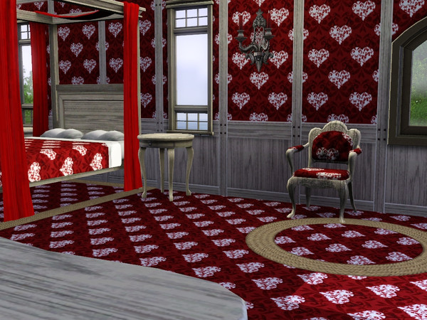 Sims 3 — hearts pattern small by anahirocio — hearts pattern small