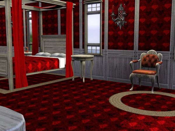 Sims 3 — hearts pattern small by anahirocio — hearts pattern small