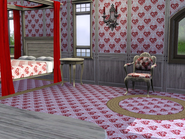 Sims 3 — hearts pattern small by anahirocio — hearts pattern small