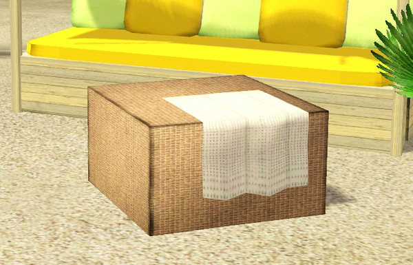 Sims 3 — Outdoor Living PB Coffee Table by TheNumbersWoman — Cheaply made for your outdoor garden. By Ricci2882 at TSR.