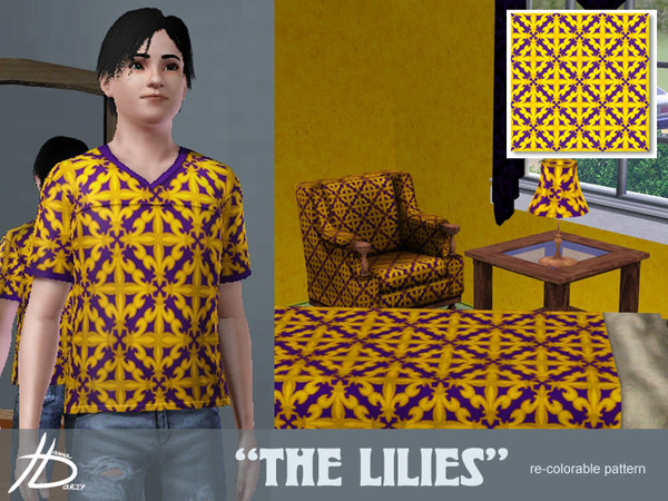 Sims 3 — The lilies by Hanna_Darzy — simple ornament