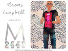 Sims 3 — Naomi Campbell Tee by Trunk_Show — Please do not alter or redistribute my creations. Thanks!