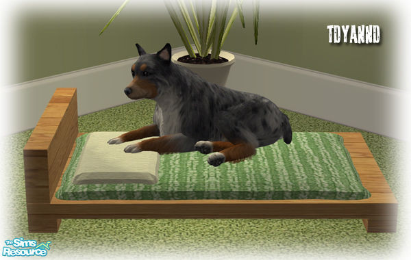 Sims 2 — Pampered Pets Pet Bed Mesh by tdyannd — Part of my Pampered Pets Mesh set.