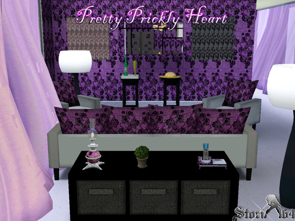 Sims 3 — Pretty Prickly Heart by stori_64 — contemporary Abstract 