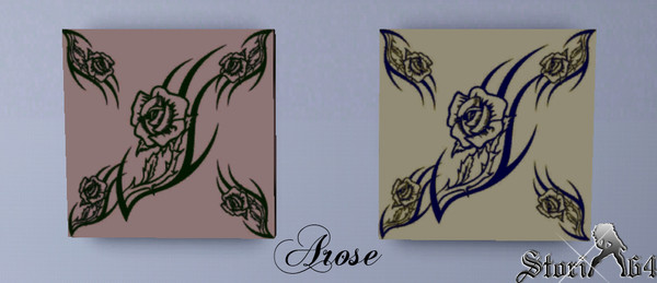 Sims 3 — Arose by stori_64 — Abstract floral design