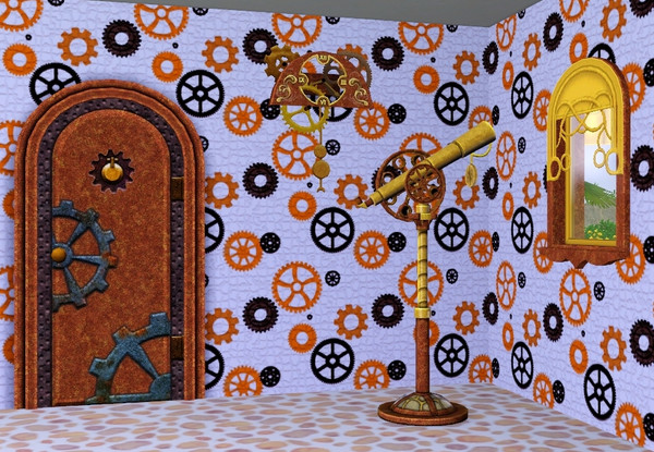 Sims 3 — Gears by irre29 — Gears. This is already a second my creation inspired by the new set - Steampunk Set ( EA