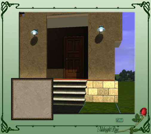 Sims 3 — MRC Plaster 2 by MidnightRose — Plaster wall material, version 2. Can be used on interior and exterior walls.