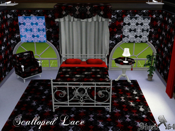 Sims 3 — Scalloped Lace by stori_64 — Random Lacy Pattern